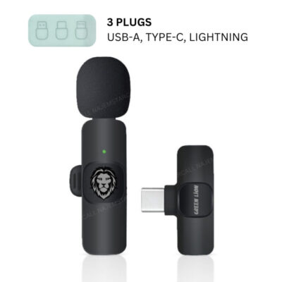 Green Lion Solo Wireless Microphone 3 Plugs