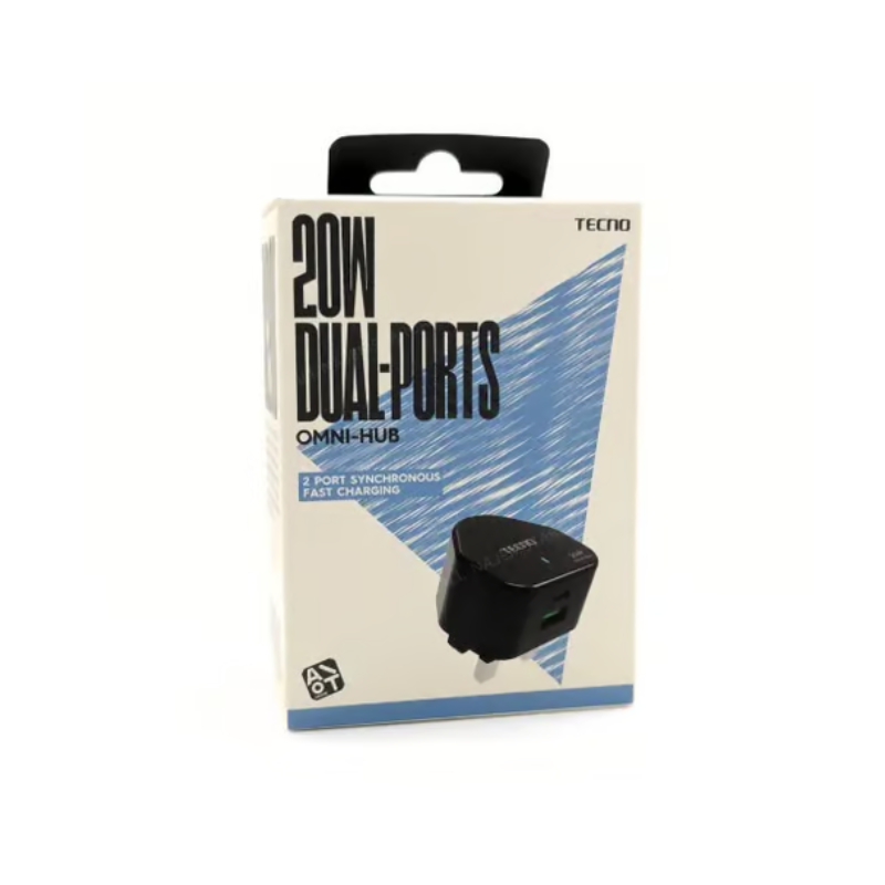 Tecno Omni-Hub Dual Port Charger