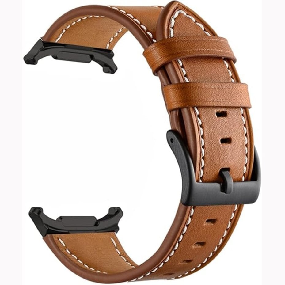 Samsung Galaxy Watch Ultra Buckled Leather Strap (Brown)